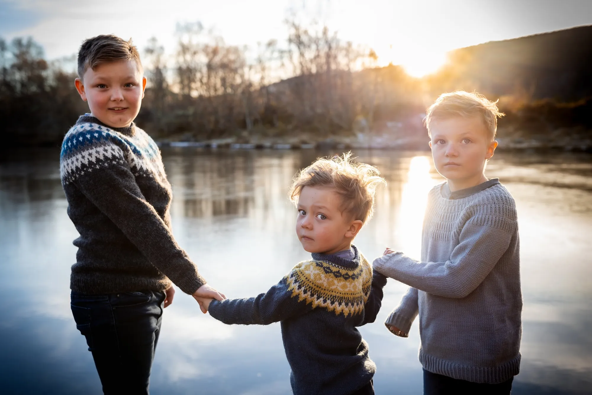 Hildegunn og gutta - familiefotografering