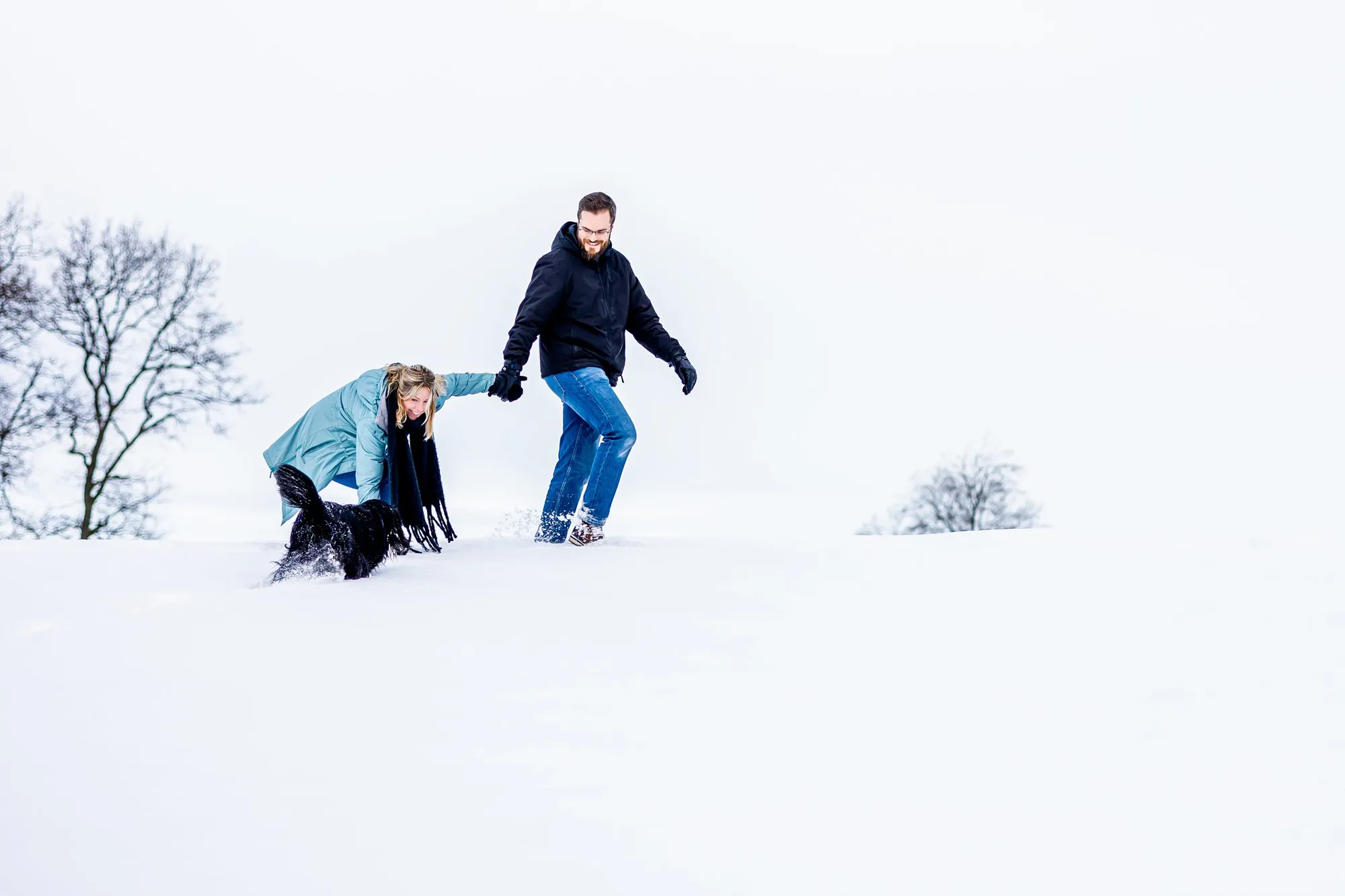 Ida og Jan - forlovelsesbilder på Fana golfklubb