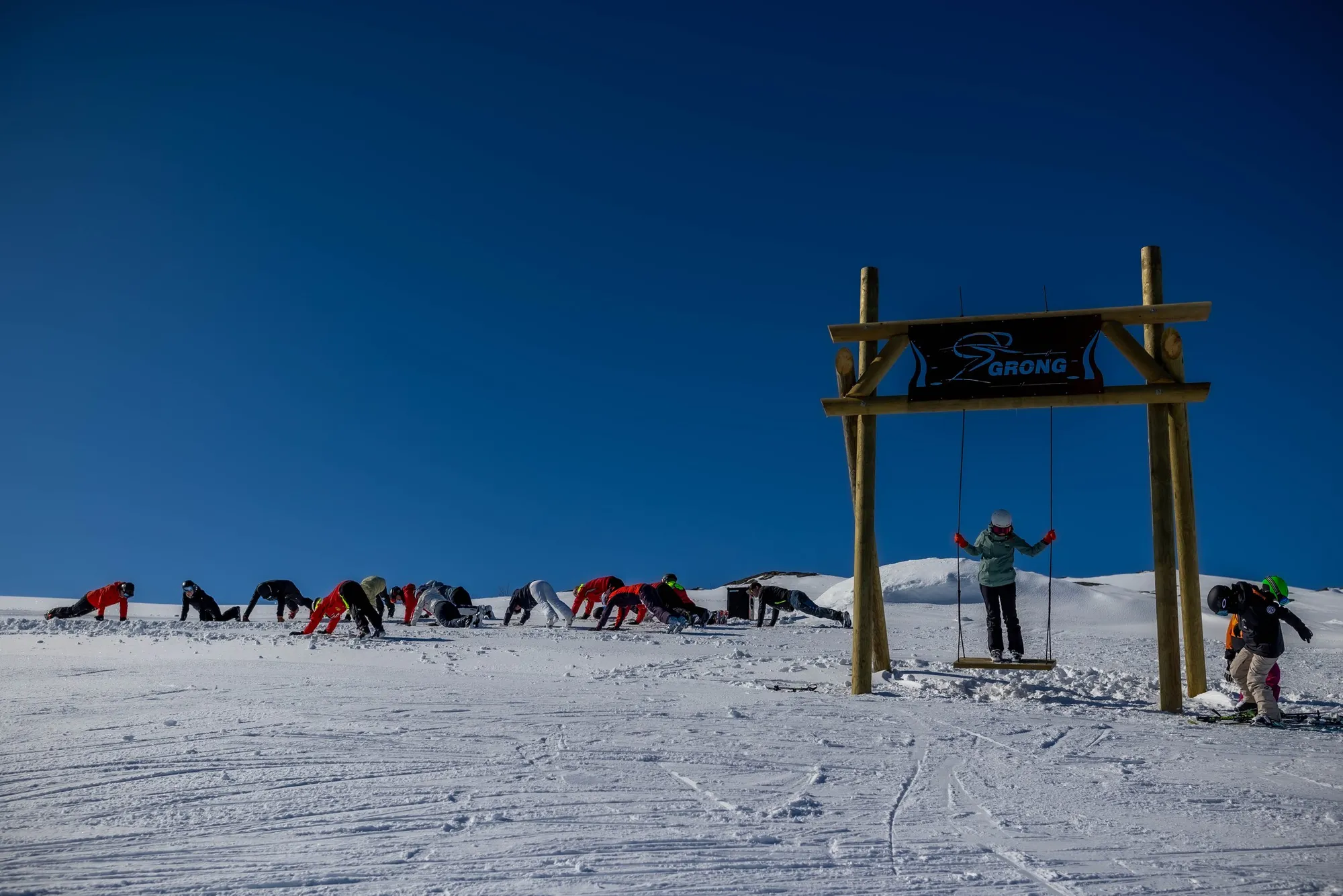 Personal project: Skiyoga på toppen av fjellet