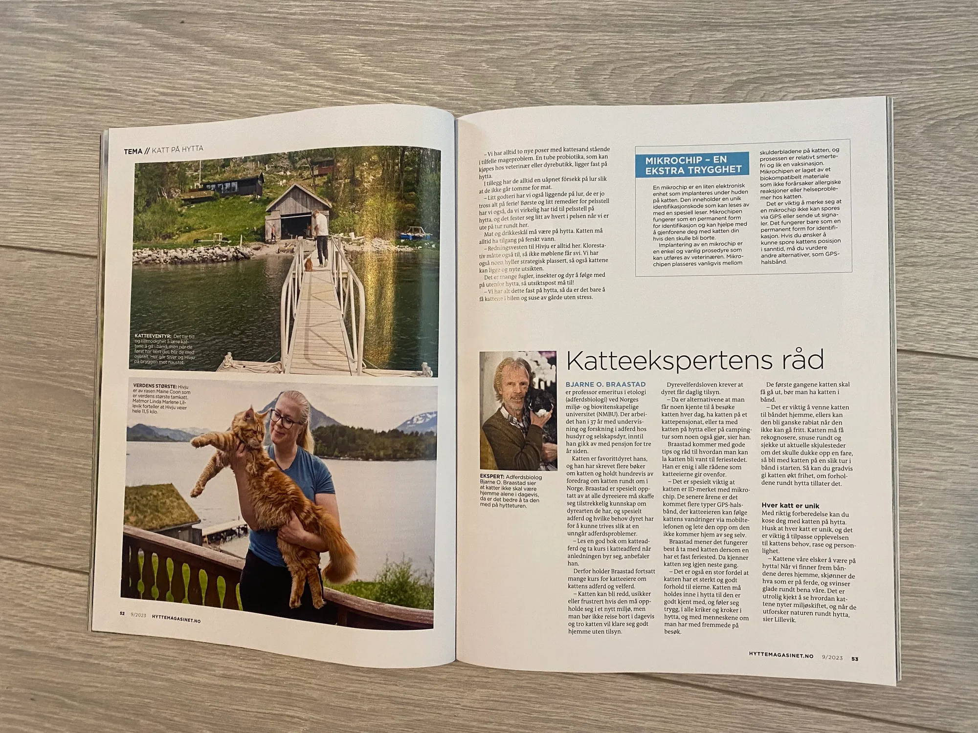  Det er så artig når bildene mine blir publisert i magasiner!  