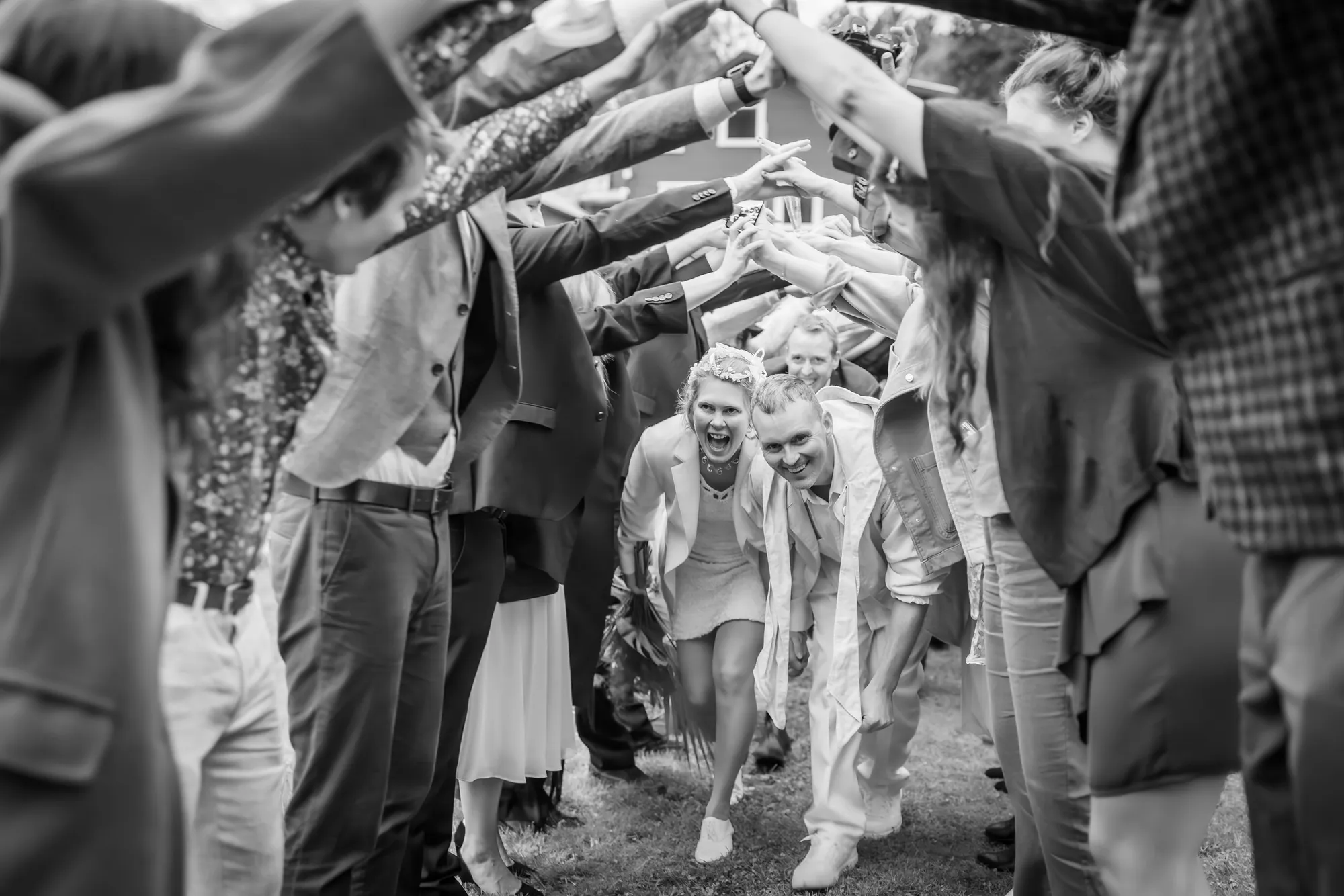Øyeblikk fra en bryllupsdag, fotografert av Marte Bjørgum