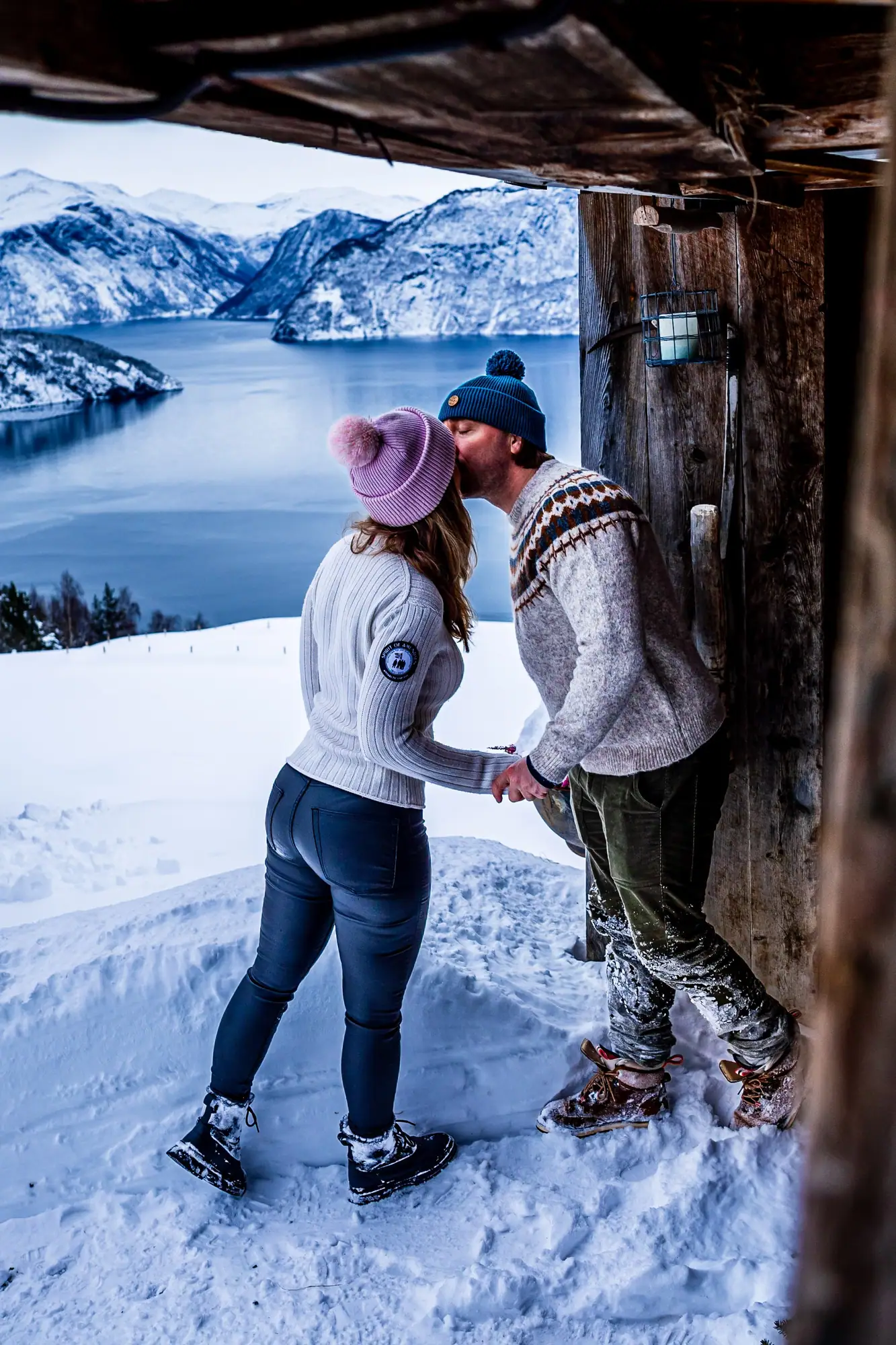 Bilde fra forlovelsesfotografering med Marte Bjørgum